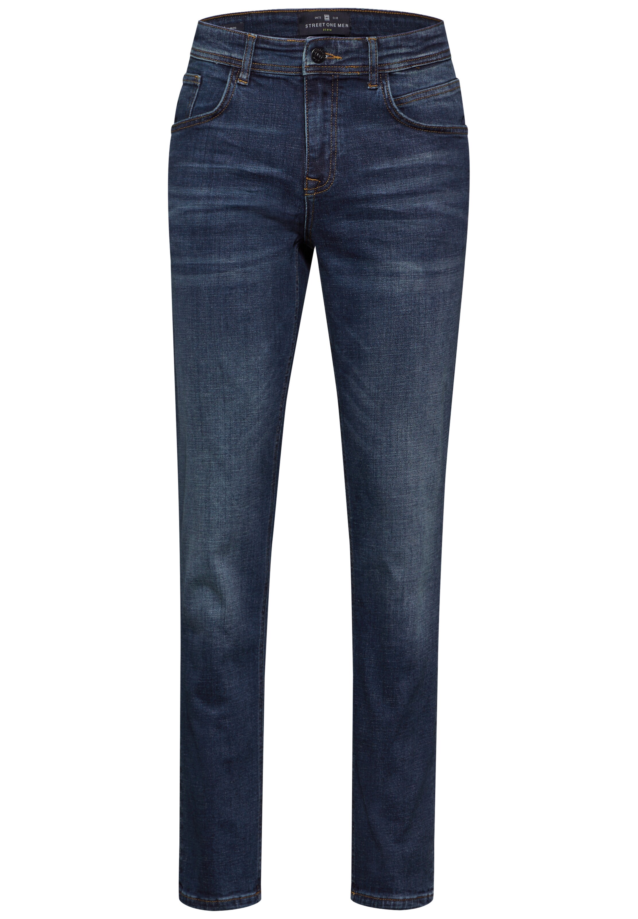 Street One MEN Slim fit Jeans in Blue: front