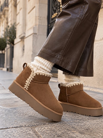 Bottes 'SHARON' Island Boot en marron : devant