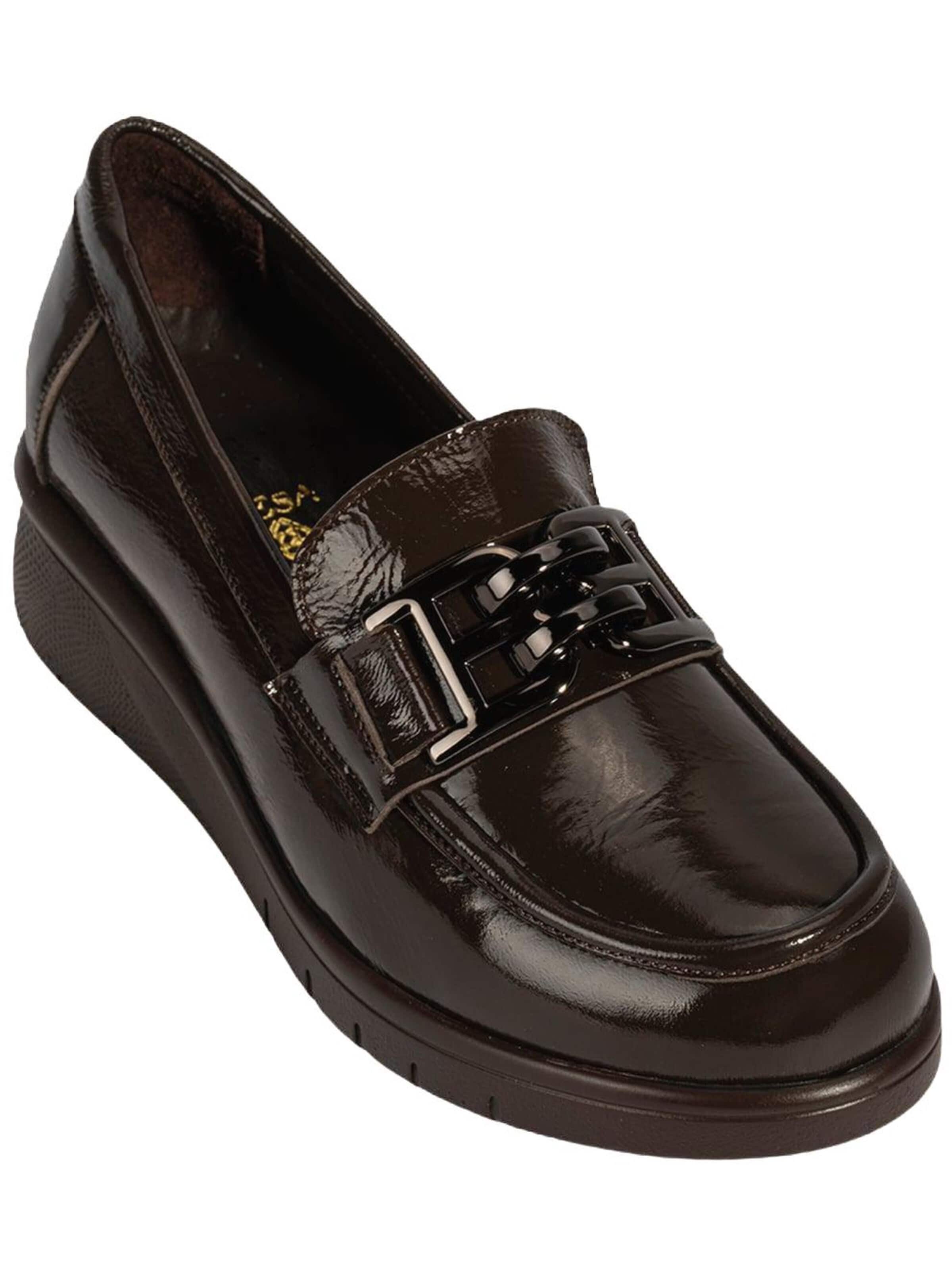 Desa Low shoe 'Komfortschuhe' in Brown