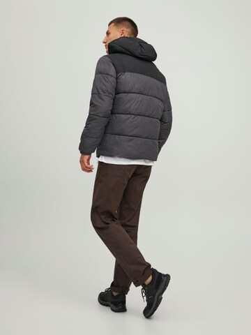 JACK & JONES Winter Jacket 'Chili' in Grey