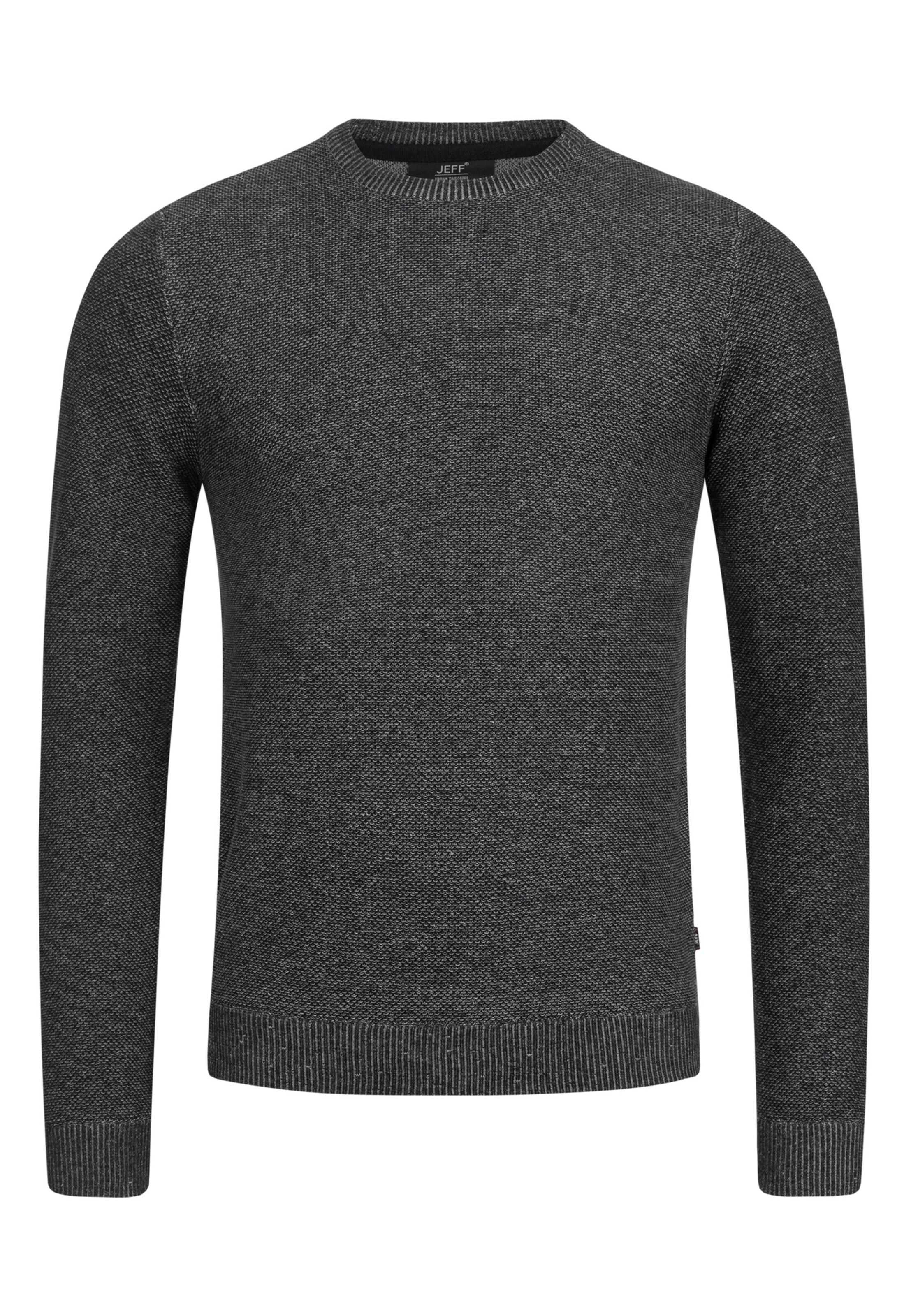 JEFF Trui ' Crespo ' in Zwart: voorkant