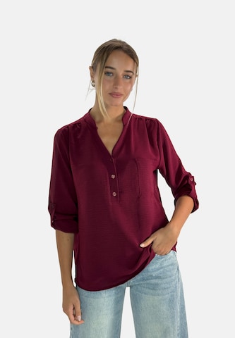 Elara Bluse i rød: forside