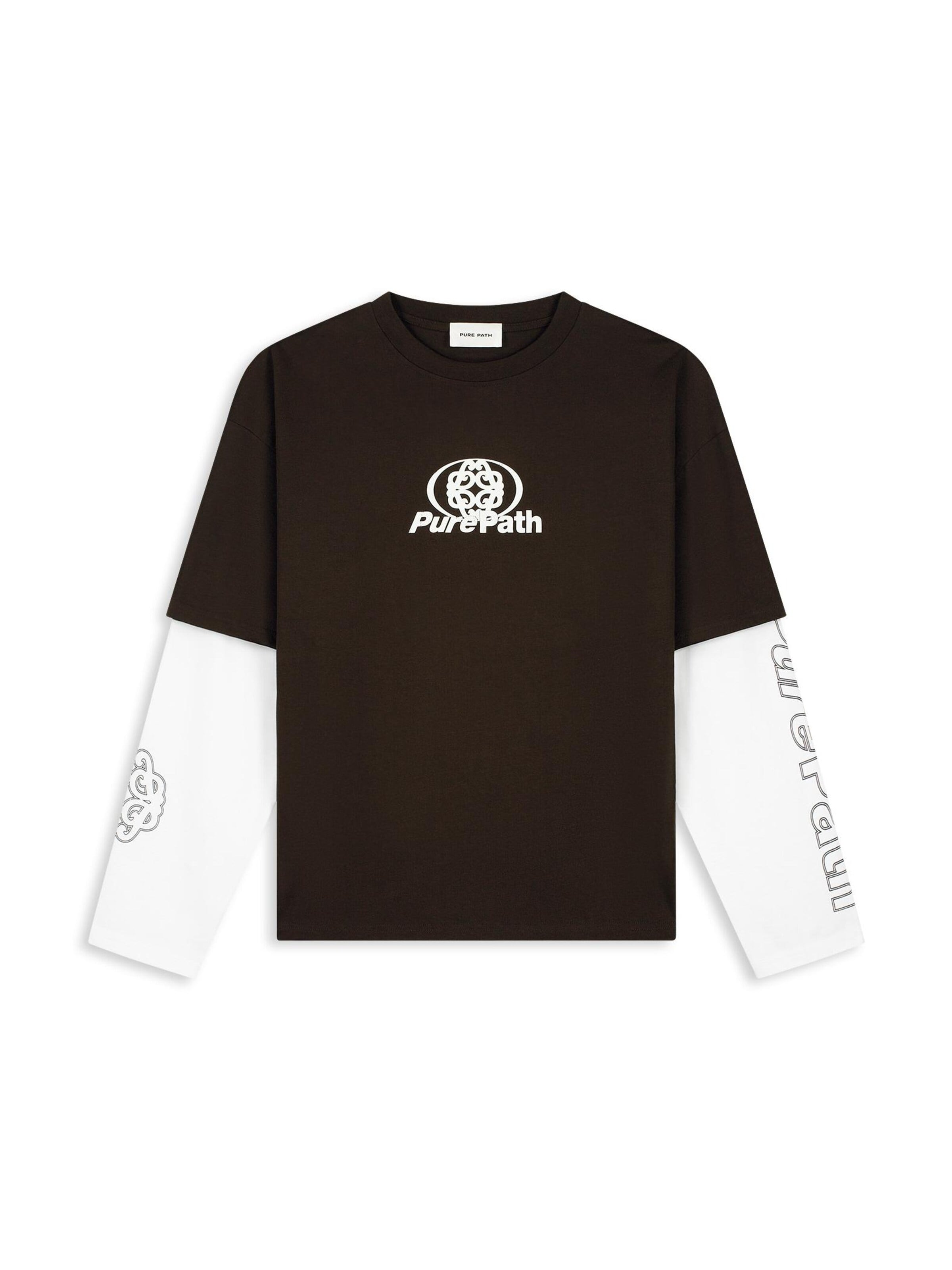 Pure Path Shirt in Brown: front
