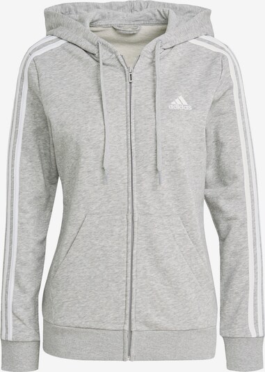 ADIDAS ORIGINALS Zip-Up Hoodie in Light grey / White, Item view