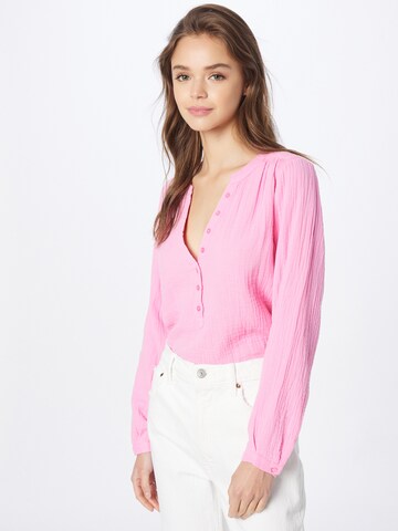 Maison 123 Blouse 'LAETI' in Roze: voorkant