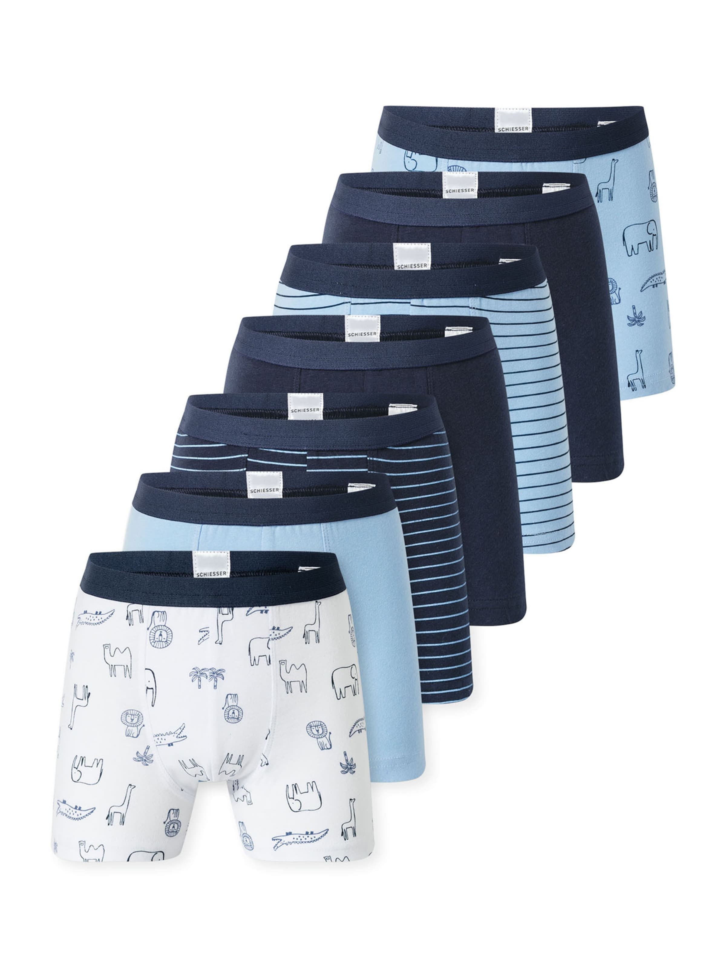 SCHIESSER Onderbroek '95/5' in Blauw: voorkant