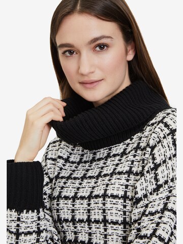 Betty & Co Strickpullover mit Struktur in Schwarz