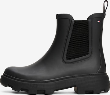 melns TOMMY HILFIGER Gumijas zābaki: no priekšpuses