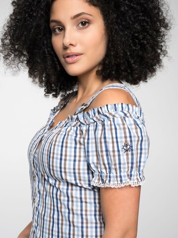 SPIETH & WENSKY Traditional blouse in Blue