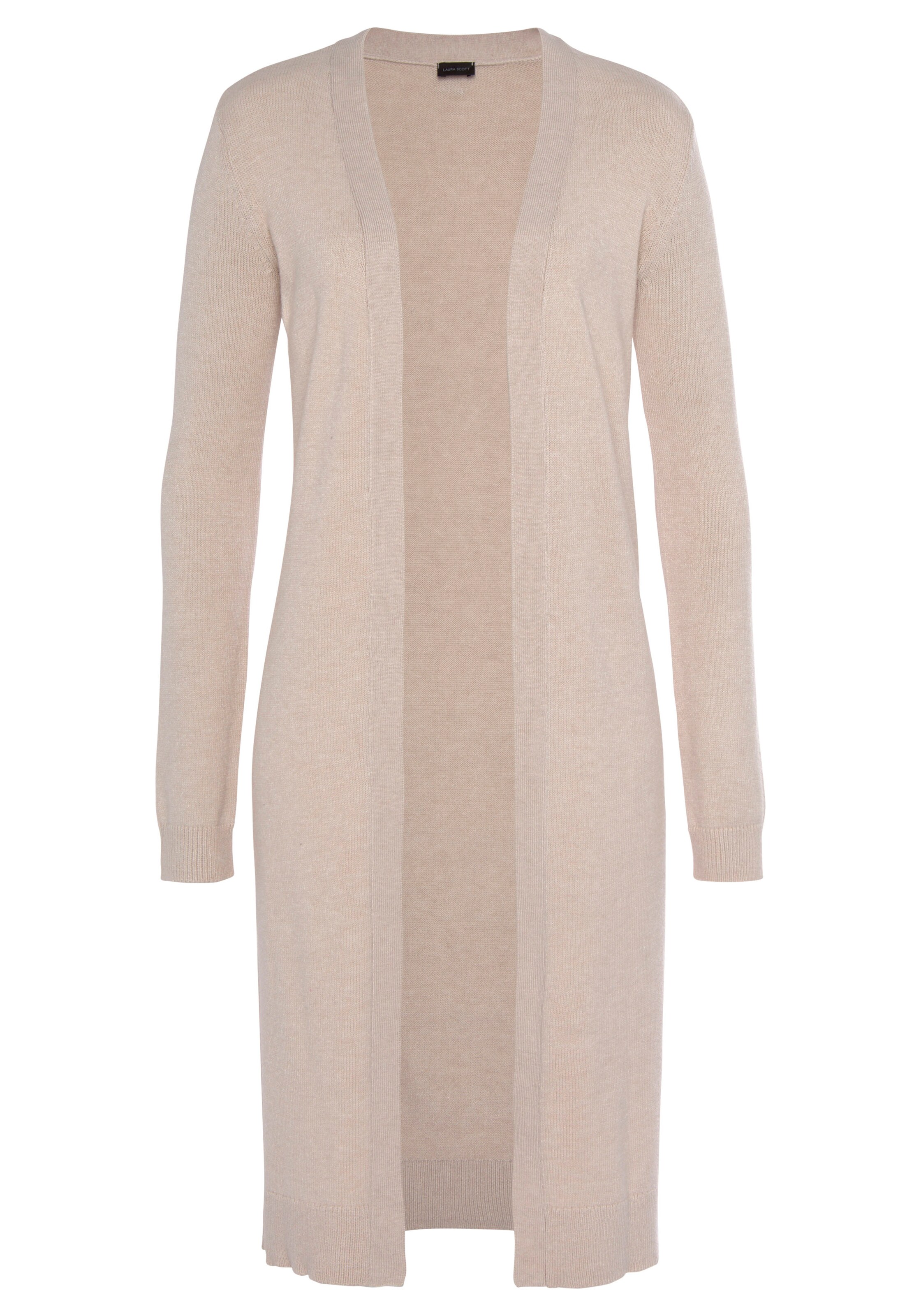 LAURA SCOTT Strickjacke in Beige: Vorderseite