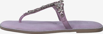 MARCO TOZZI T-Bar Sandals in Purple