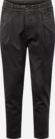 DRYKORN - regular Pantalón plisado 'CHASY' en negro: frente