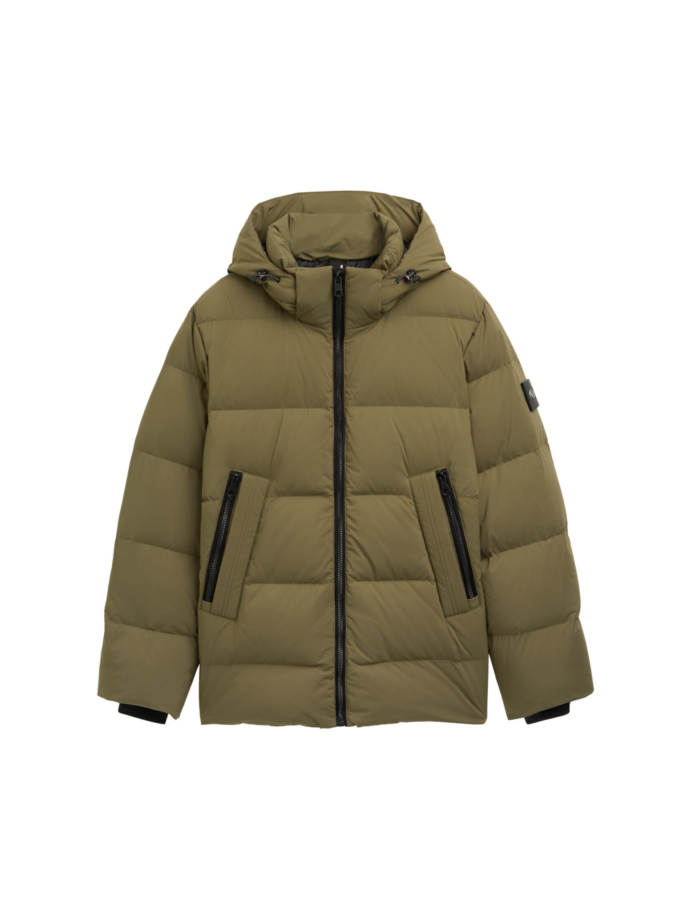 TOM TAILOR Winterjas in Groen: voorkant