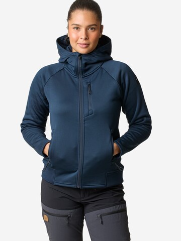 Veste en polaire fonctionnelle 'Lofoten' SWEDEMOUNT en bleu : devant