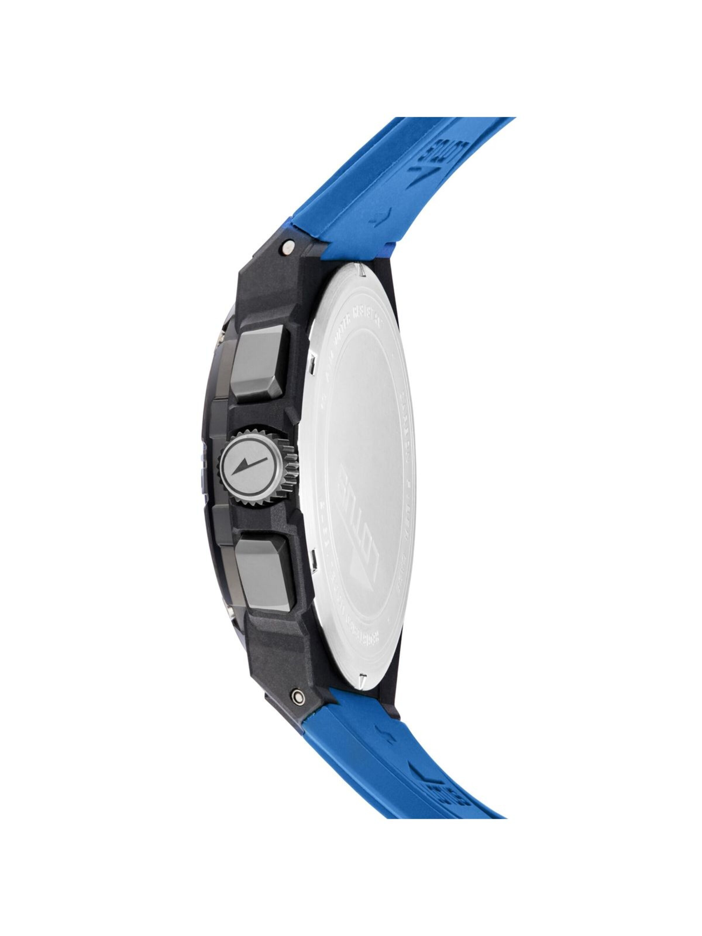 Montre à affichage analogique Lotus en bleu