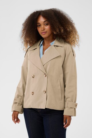 Cream Between-seasons coat 'CRDrookie' in Beige: front