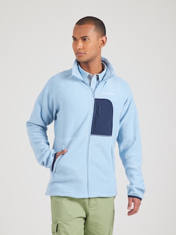 COLUMBIA - Sudadera con cremallera deportiva 'Rapid Expedition™ II' en azul: frente