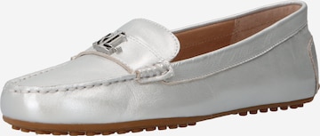 Lauren Ralph Lauren Moccasins 'Barnsbury' in Silver: front