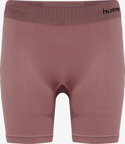Pantaloni sportivi Hummel di colore rosa antico / nero, Visualizzazione prodotti