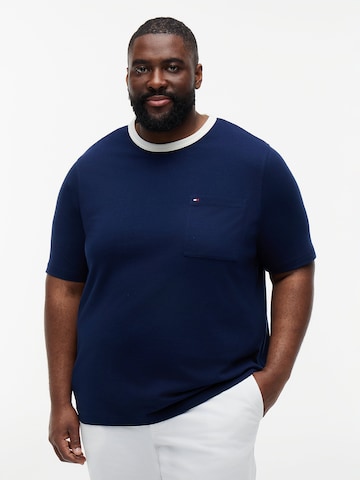 T-Shirt TOMMY HILFIGER en bleu : devant