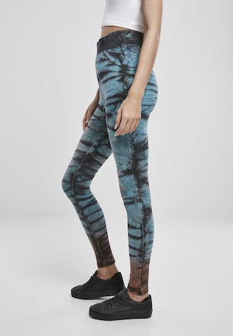 Urban Classics Skinny Leggings in Blau