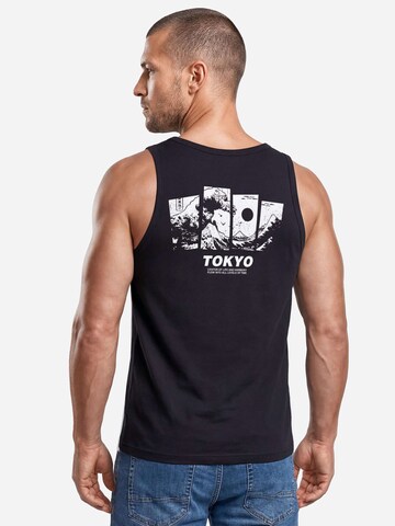 Neverless Shirt 'Tokyo Wave'‌‌‌‌‌‌‌‌‌‌ in Schwarz