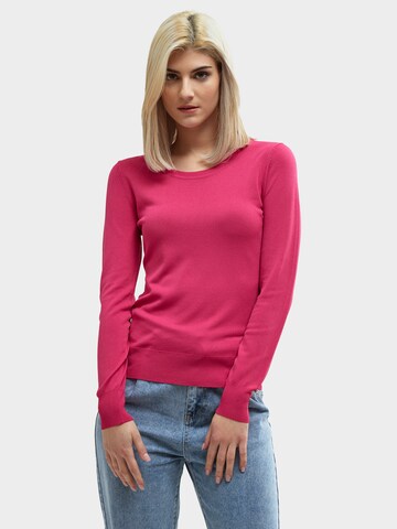 Influencer Пуловер в розово: отпред
