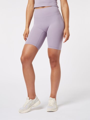 Skinny Leggings YO-GAYA en violet : devant