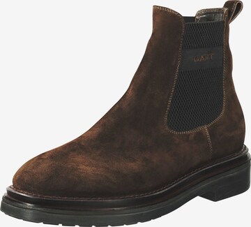 Chelsea Boots GANT en marron : devant