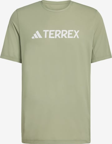 ADIDAS TERREX Performance Shirt in Green: front