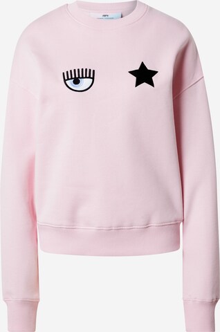 Chiara Ferragni Sweatshirt 'FELPE' in Roze: voorkant
