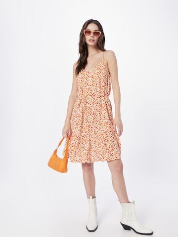 PIECES Summer Dress 'Nya' in Orange