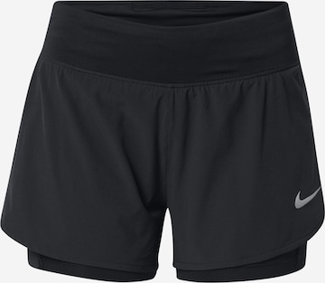 NIKE Regular Workout Pants 'Eclipse' in Black: front
