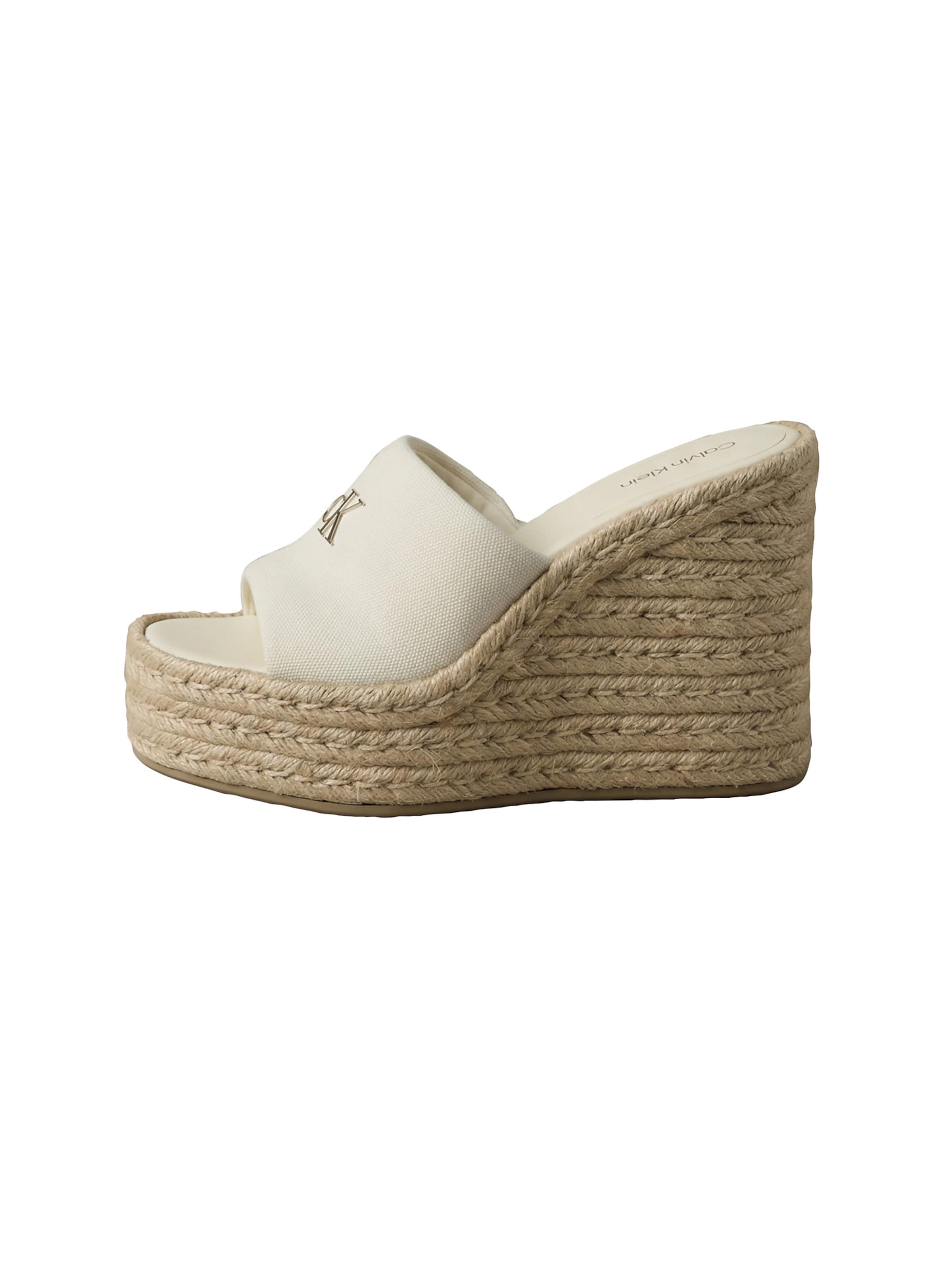 Regular Sandales Calvin Klein en beige : devant