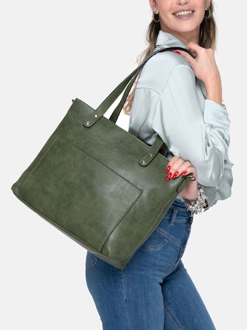 Herling Shopper 'Mauer' in Green