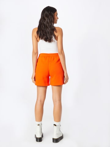 Karo Kauer Lużny krój Spodnie w kolorze pomarańczowy