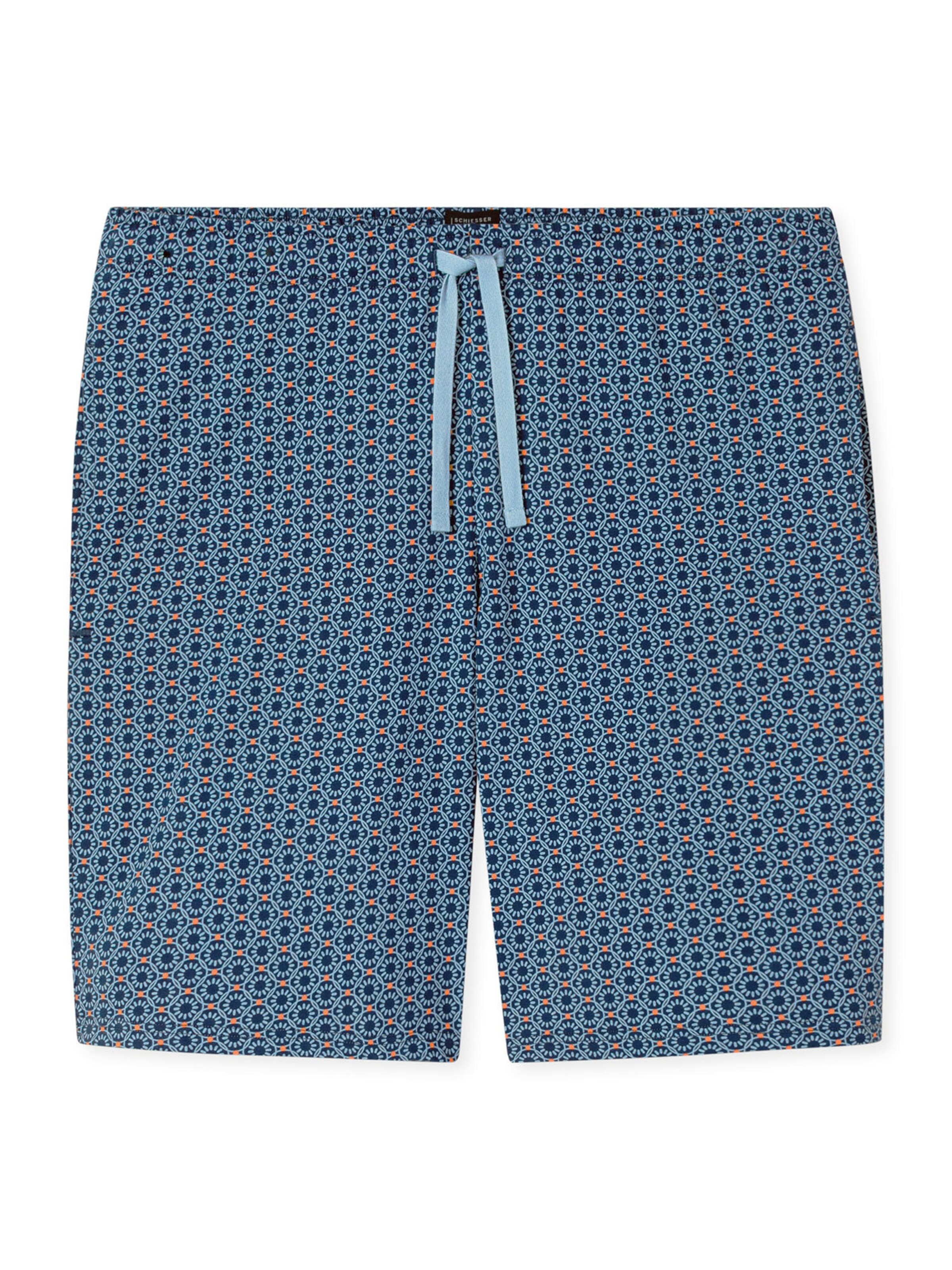 SCHIESSER Pajama pants ' Mix Relax ' in Blue: front