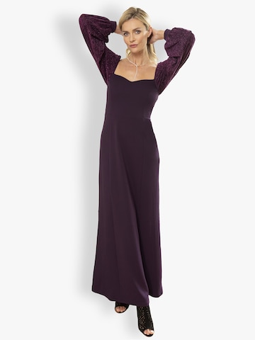 HotSquash Evening Dress in Purple