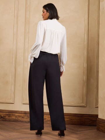 love & roses - Barrel Pantalón plisado en negro