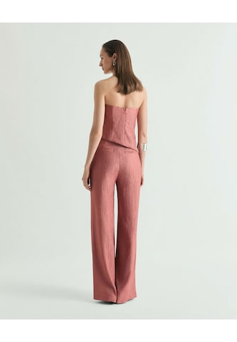 Scalpers Flared Trousers in Pink
