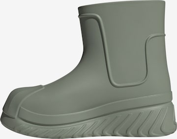 Bottes en caoutchouc 'Superstar' ADIDAS ORIGINALS en vert : devant