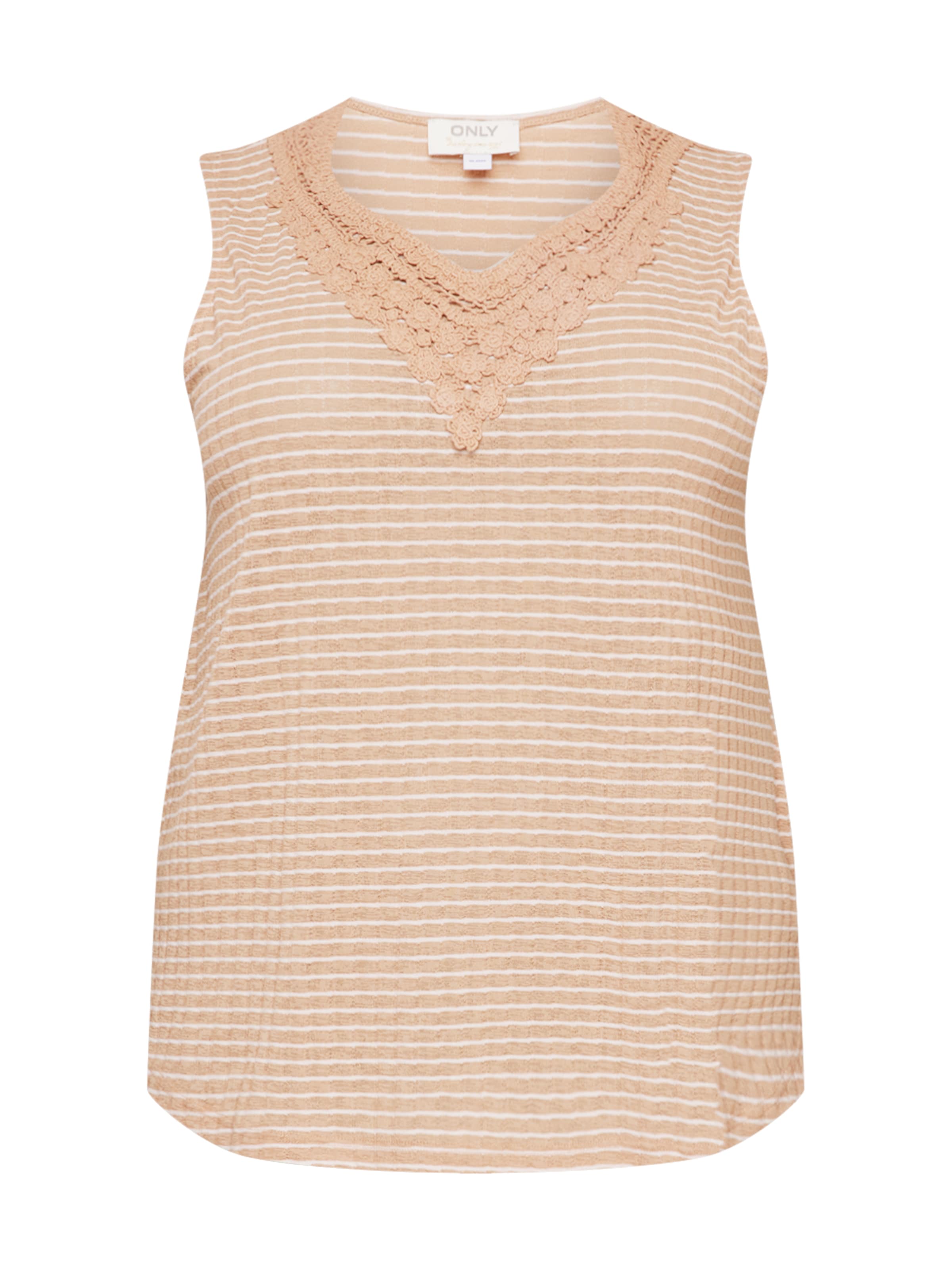 ONLY Curve Top &#x27;TANIA&#x27; in Beige: front