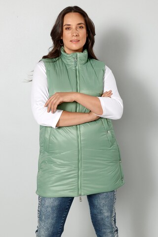 MIAMODA Vest in Green: front
