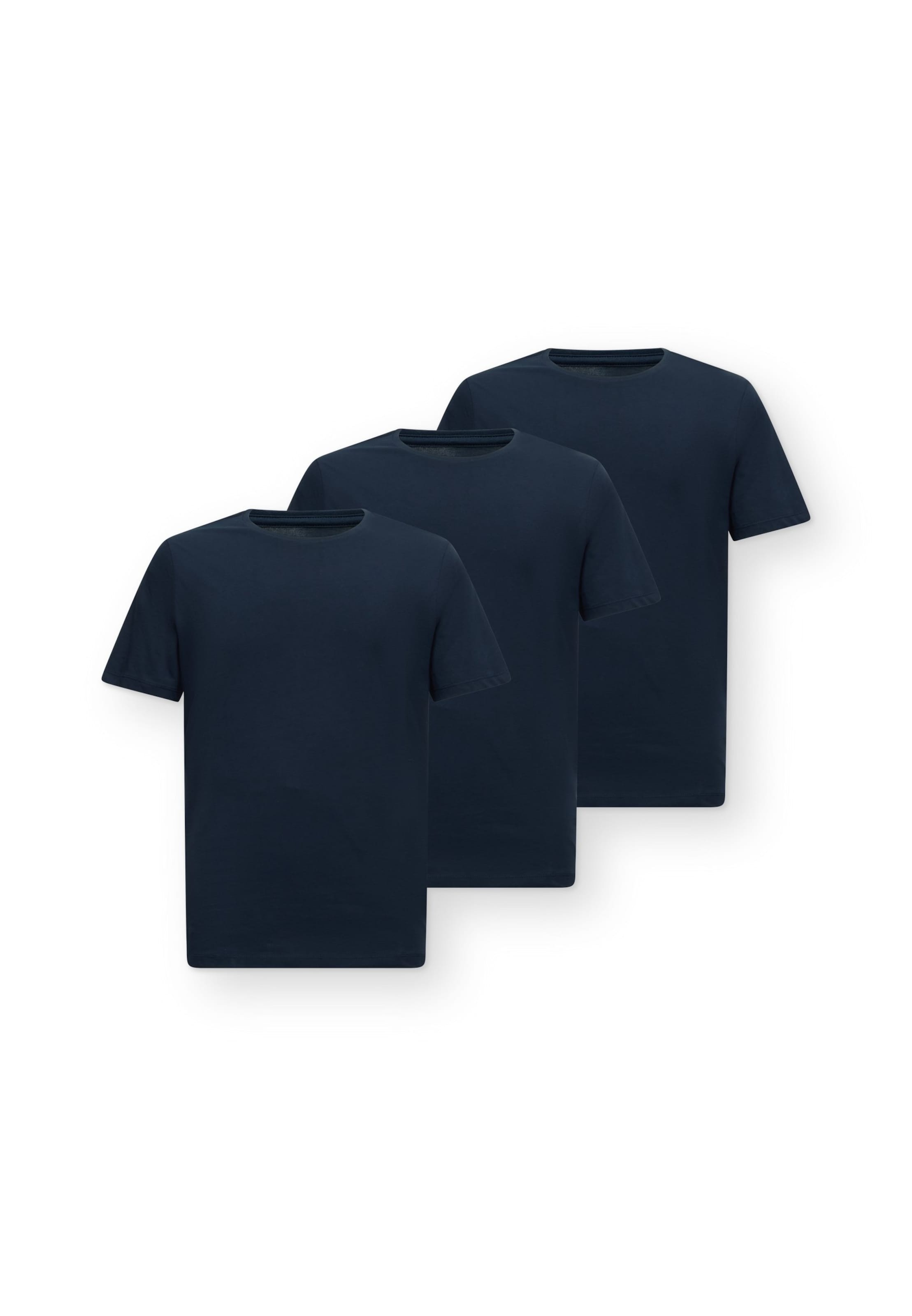 KnowledgeCotton Apparel Μπλουζάκι σε μπλε: μπροστά