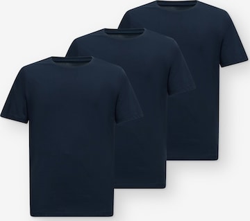 KnowledgeCotton Apparel Μπλουζάκι σε μπλε: μπροστά