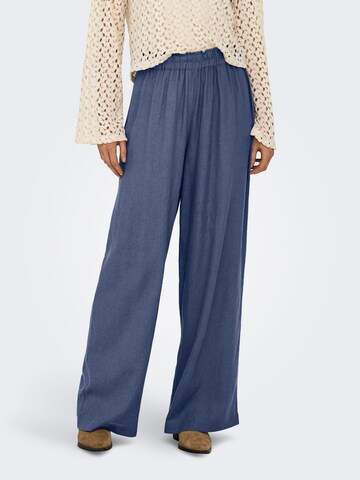 ONLY Wide leg Trousers 'TOKYO' in Blue: front