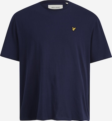 Lyle & Scott Big&Tall Tričko – modrá: přední strana
