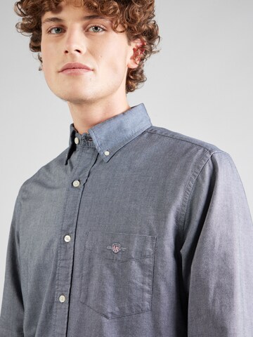 GANT Regular Fit Hemd in Grau