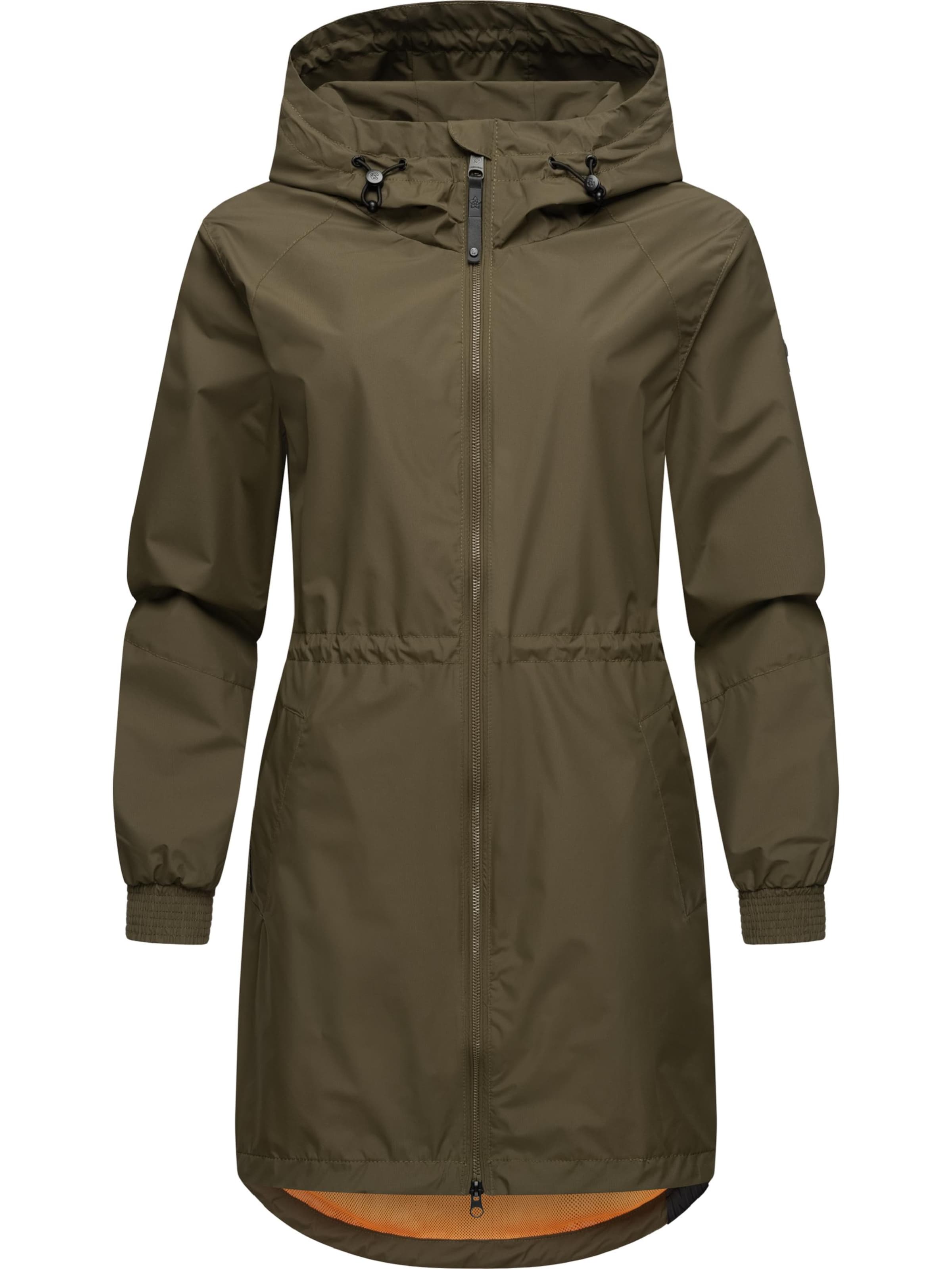 Ragwear Raincoat 'Bronja II' in Green: front