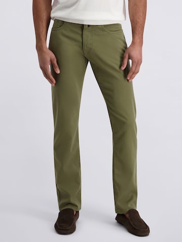 Regular Pantalon chino 'Lyon' PIERRE CARDIN en vert : devant